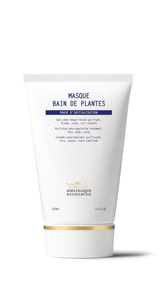 Masque Bain de Plantes, Sebo-rebalancing purifying treatment for face, body, and hair