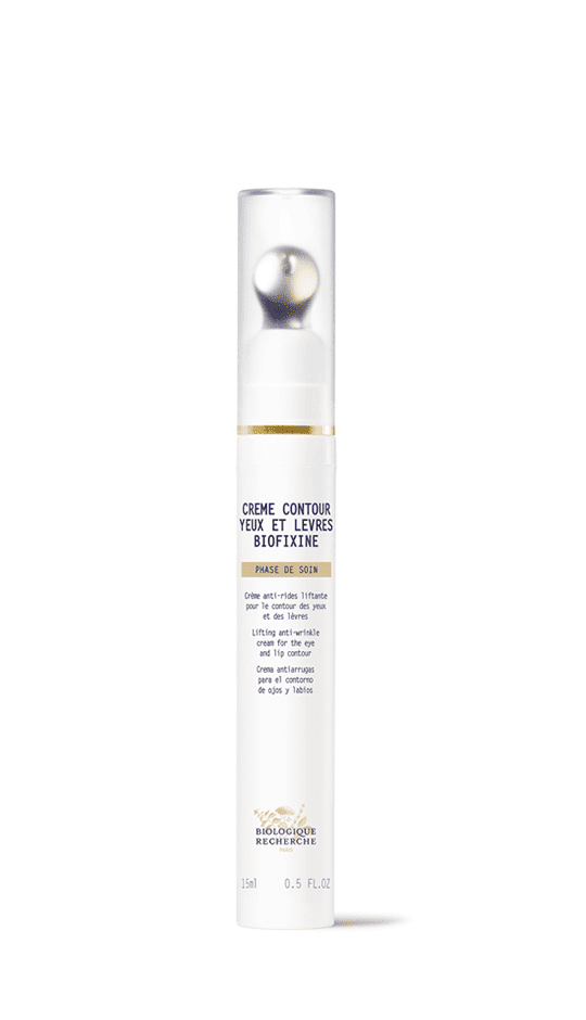 Crème Contour Yeux et Lèvres Biofixine, Anti-puffiness and smoothing biocellulose eye contour mask