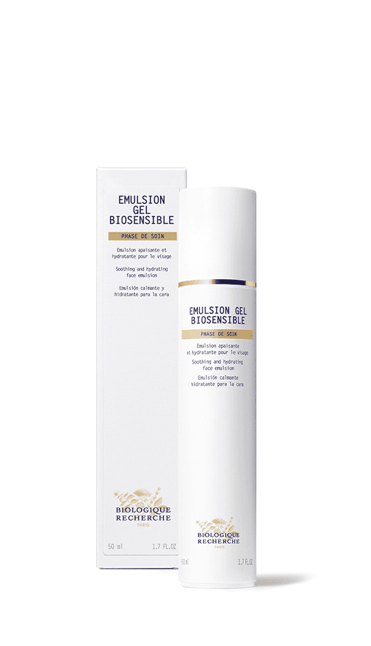Emulsion Gel Biosensible, Anti-puffiness and smoothing biocellulose eye contour mask