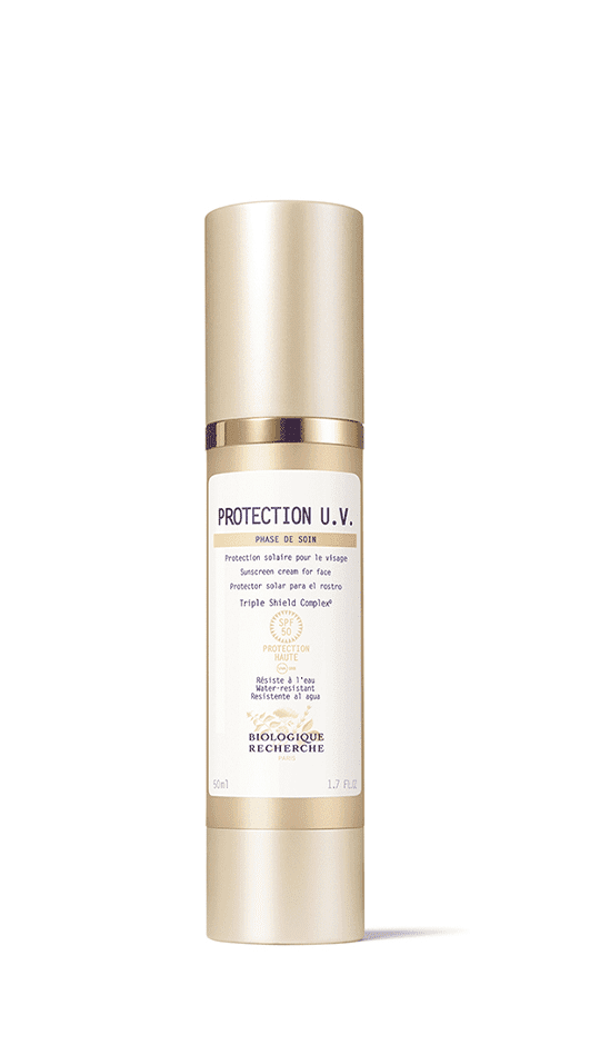 Protection U.V. SPF 50, Anti-puffiness and smoothing biocellulose eye contour mask